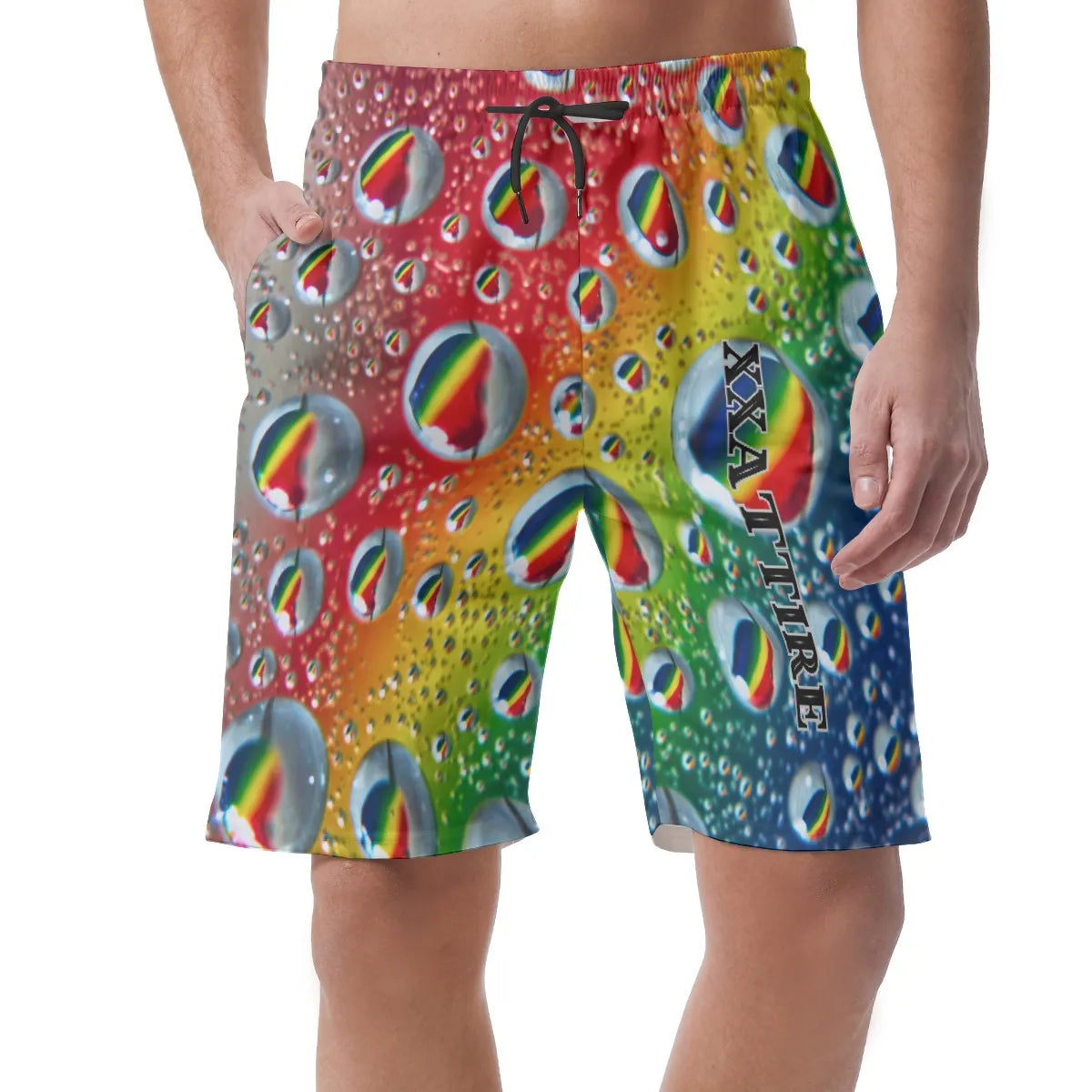 Multi Colour Print Men's Short Pants