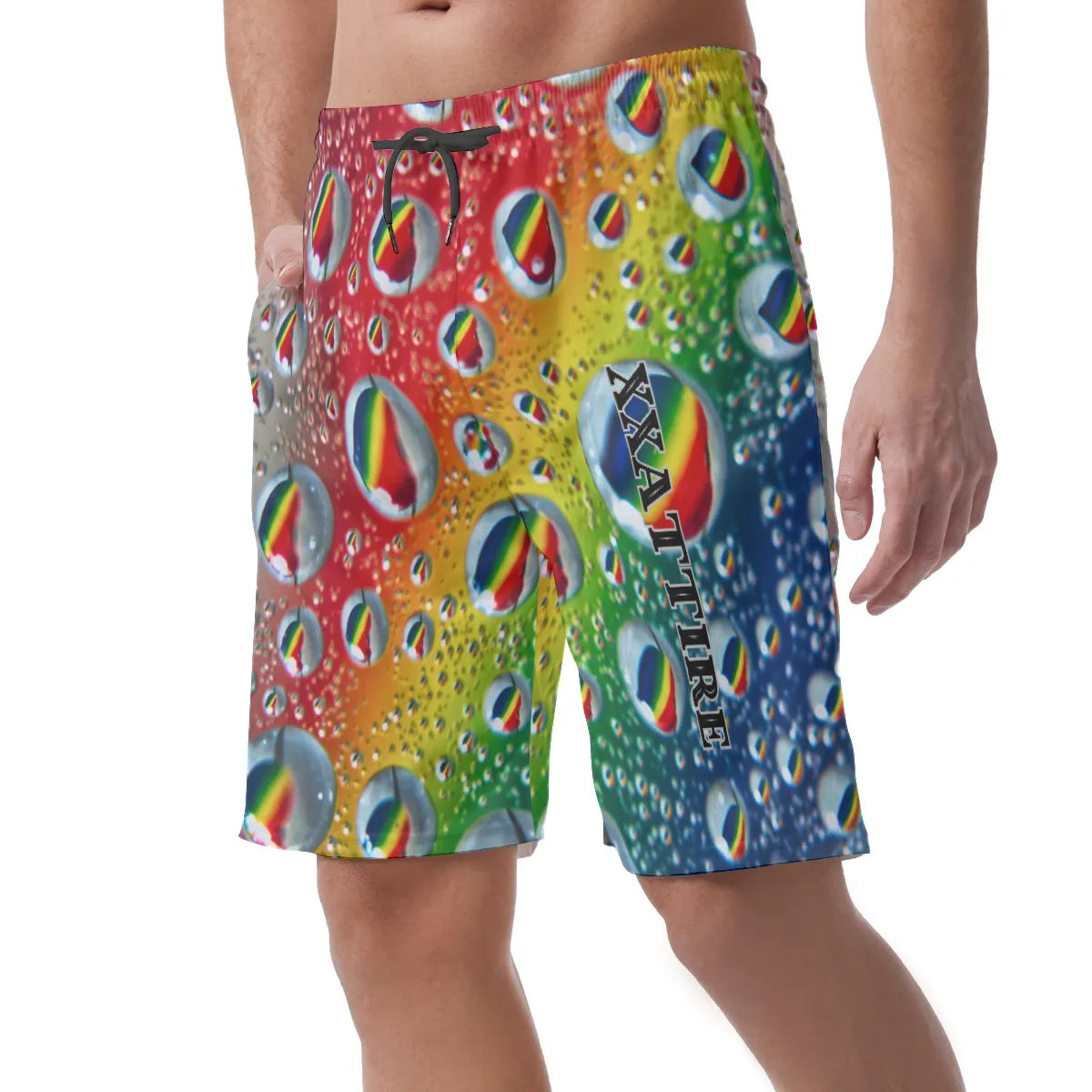 Multi Colour Print Men's Short Pants